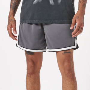 2025 personnalisé hommes Gym Sport maille Shorts mode décontracté été basket-ball conception uni teint solide motif Sublimation transfert - Product Image 2
