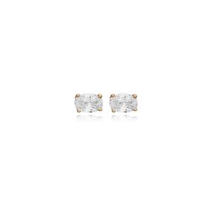 Recktangle forma Baguette CZ piedra Stud pendiente turco venta al por mayor hecho a mano 925 joyería de plata esterlina - Product Image 6
