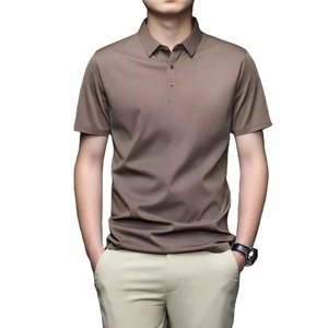 Polo d'entreprise personnalisé avec logo, manches courtes, été – Design personnalisé pour occasions de golf, tissu fabriqué par BS 2026 - Product Image 2