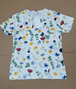 Camiseta de gran tamaño informal para niñas, manga corta, 100% de algodón, transpirable, de secado rápido, última moda, diseño personalizado - Product Image 2