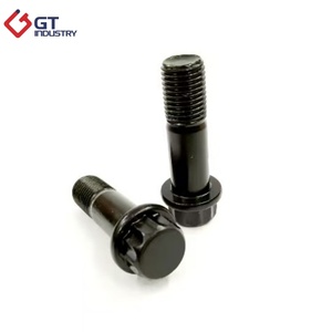 Cao cấp Oxit Đen Lớp 8 tốt chủ đề 12-điểm mặt bích 3/8-24 1/2-20 5/8 <span class=keywords><strong>UNF</strong></span> <span class=keywords><strong>Bolt</strong></span> mô-men xoắn cao - Product Image 4