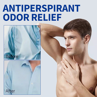 Déodorant anti-transpirant liquide roll-on purifiant 50 ml à l'extrait AHA BHA pour aisselles, longue durée, prévient les odeurs corporelles