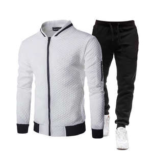 Men Sportswear Set Brand Mens Tracksuit Sporting Fitness Clothing Two Pieces Long <b>Sleeve</b> Jacket + Pants Casual Men's Track Suit - Product Image 4