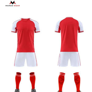 Maillots de football personnalisés des clubs européens, taille plus, 100% polyester, respirant, séchage rapide, t-shirt de football, impression numérique, équipe personnalisée - Product Image 1