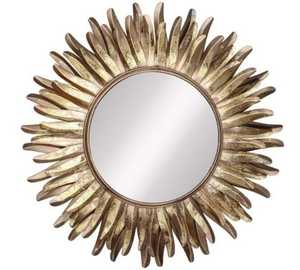 Miroir mural en métal au design martelé pour la décoration de la maison, du salon, de l'hôtel, du couloir, miroir mural suspendu en placage cuivre - Product Image 4