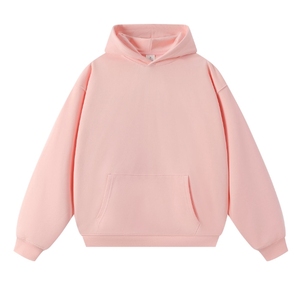 เสื้อฮู้ดดี้โอเวอร์ไซส์ทรงครอป แขนยาว คอตตอน 100% คุณภาพสูง ทรงดรอปโชว์เดอร์ แห้งเร็ว สำหรับผู้ชายและผู้หญิง - Product Image 5