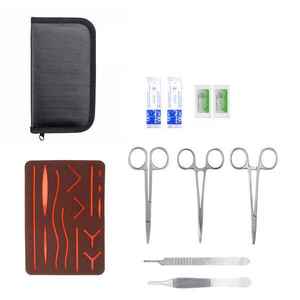 Medical <b>Suture</b> Training <b>Kit</b> for Learning the Basis of Surgical Instruments, Veterinary Practice <b>Kits</b> Medic Instrument, <b>Sutur</b> <b>Kit</b> - Product Image 1