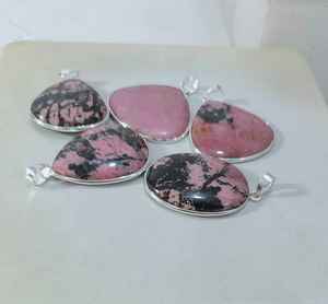 Pendentif multi-pierres précieuses en argent sterling 925, collier en argent fait à la main, bijoux en pierre de guérison colorés, pendentif Boho unique - Product Image 3