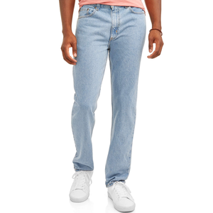 Jeans de Mezclilla Funcionales para Hombre, Lavados y Transpirables, Enfoque en Practicidad y Estilo, Ofrecen Comodidad Durante Todo el Día para Entrenamientos, Ocio y Primavera - Product Image 1