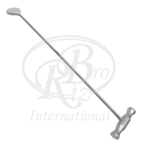 Espejo redondo Dental equino de acero inoxidable con mango en T, Extractor de diámetro de cabeza de 45mm, herramienta de odontología equina, fórceps para dientes de caballo - Product Image 2