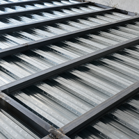 Plancher en acier à profil ouvert résistant au feu pour la construction d'infrastructure publique et de centres commerciaux
