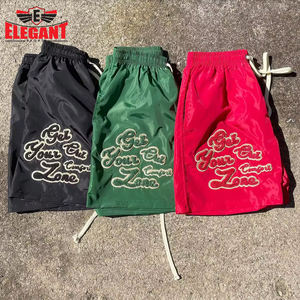 2024 producto transpirable fabricante personalizado cordones gimnasio hombres sudor nadar pantalones cortos de nailon para hombres por deportes elegantes - Product Image 2