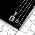 AAA+ Quality 925 Sterling Silver <b>Necklace</b> Octagon <b>Ruby</b> 7x5mm Natural Gemstone Jewelry 18in Cus-Jew110 - Product Image 3