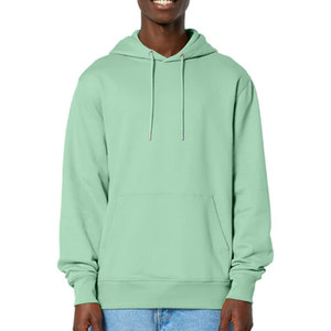 Sweats à capuche pullover unis pour hommes 100% coton Street Front Kangaroo Pocket Heavyweight Regular Fit Private Label Hoodies Hip Hop - Product Image 5