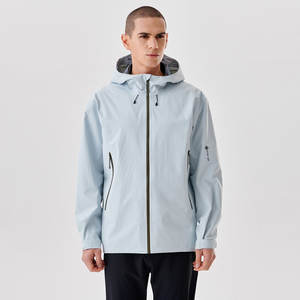 Chaquetas de hombre de moda de talla grande personalizadas, chaqueta cortavientos ligera de golf en blanco impermeable informal para hombre, ropa de calle informal - Product Image 3