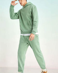 Bella Canvas-Sudadera con capucha y pantalones de chándal con cordón estampado para hombre, de lana de canguro XL sudadera con bolsillo, chándal de media manga, pantalón - Product Image 1