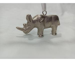 Sculpture de rhinocéros en métal doré Art déco de luxe, décoration de table, ornement pour la maison au meilleur prix - Product Image 5