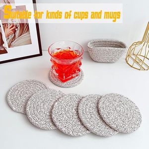 Best Theme Design Cotton Rope <b>Table</b> <b>Coaster</b> Best for Parties and Other Functions Tableware Decorative Beast Design <b>Coaster</b> - Product Image 4