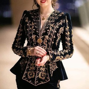 Veste en velours de luxe marocaine - Product Image 1