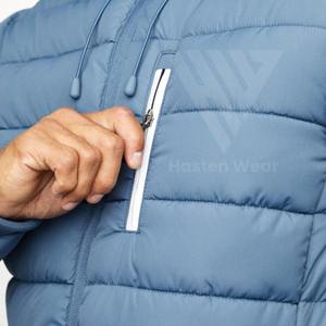 Veste matelassée à bulles d'hiver à la mode pour hommes et vestes matelassées à bulles légères à coupe régulière pour l'extérieur - Product Image 5