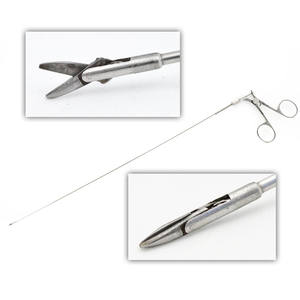 Pince à ciseaux laparoscopique semi-rigide à action unique 5Fr/4Fr Instruments chirurgicaux avec ensemble d'instruments à lame pointue - Product Image 6