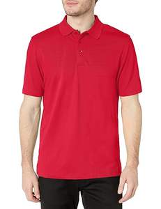 T-shirt à manches courtes pour hommes 100% coton 180gsm pour polos anti-rides à motif uni et col teint pour le golf - Product Image 3