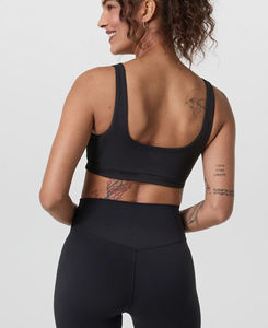 Soutien-gorge de sport confortable de qualité supérieure sans couture respirant avant impression soutien moyen vêtements d'entraînement de gymnastique actifs pour Yoga XL - Product Image 2