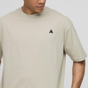 เสื้อยืดแขนสั้นผ้าฝ้าย 100% คุณภาพสูงสำหรับผู้ชายและยูนิเซ็กซ์ พิมพ์โลโก้ตามสั่ง ระบายอากาศได้ดี ขายส่ง - Product Image 3