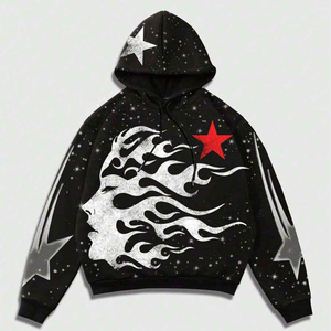 Lo más vendido Basics Última moda Diseño personalizado Algodón Mezclado Serigrafía Hombres Sudadera con capucha - Product Image 1