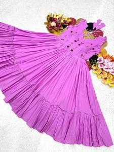 Nuevo Lanzamiento, Vestido Moderno de Verano, Completamente Cosido, de Algodón Mul Mul Puro, de Dos Colores, para Mujer, Vestido de Fiesta, Boda, Secado Rápido - Product Image 4