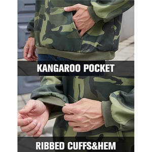 Nouveau sweat à capuche camouflage de haute qualité tissu léger respirant sweat à capuche et sweat-shirt pour hommes tenue décontracté sweats à capuche pour hommes - Product Image 6