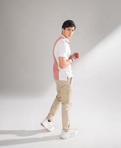 Nueva Camiseta de manga corta de verano para hombre, cuello blanco con cremallera, moda informal de negocios, camisa holgada con solapa, camisa transpirable para hombre - Product Image 4