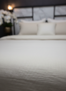 Juego de Funda Nórdica de Lino 100% Orgánico - Juego de Ropa de Cama de Lino Suave y Ecológico de 4 Piezas con Cierre de Botones - Product Image 6