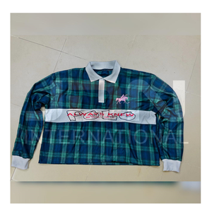 OEM/OEM chemise en flanelle pour hommes broderie personnalisée grande taille 100% coton chemise en flanelle à manches longues pour hommes chemises pour hommes - Product Image 1