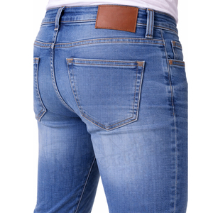 Jeans slim fit pour homme, dernier design, effet délavé, fabriqués au Pakistan, prix bas, couleurs personnalisées. - Product Image 6