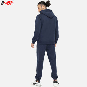 ชุดวอร์มแฟชั่นขนแกะสำหรับผู้ชาย, ชุดวอร์มวิ่งลำลองระบายอากาศน้ำหนักเบามีซิปไซส์ใหญ่พิเศษ - Product Image 2