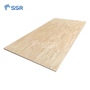 Tablero de unión de dedo de madera de caucho de calidad estable 1220x2440mm para minimalismo y diseño elegante Personalizar tamaños disponibles - Product Image 2