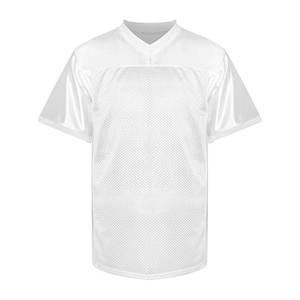 Maillot de football américain personnalisé authentique en maille respirante de qualité supérieure à manches courtes joueur d'équipe personnalisé de grande taille - Product Image 2