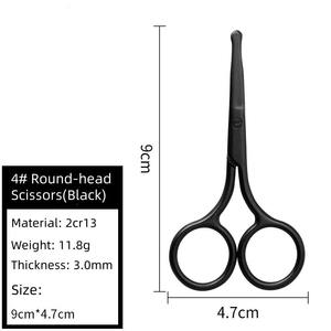 Instrument de beauté exclusif en acier inoxydable pour le soin des ongles, lame d'outil de pédicure aiguisée, ciseaux pour cuticules, ongles et sourcils, Pakistan - Product Image 4