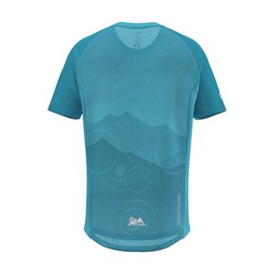 Camiseta técnica para hombre para trail running MOUNT Teal - Product Image 4