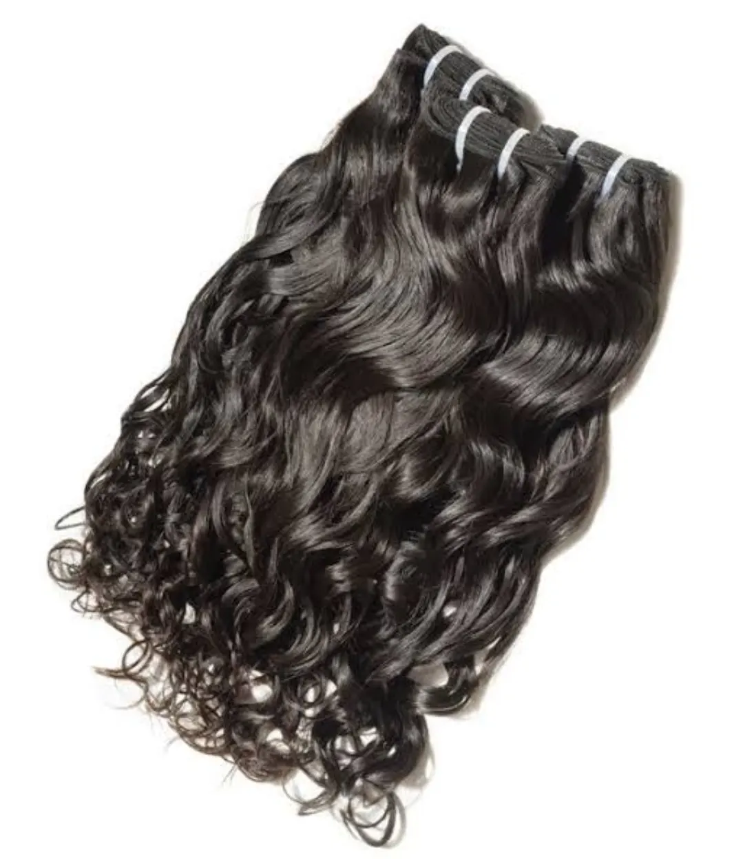 New Fashion Clip On Extensions Natural Virgin Human Hair Temple Virgin Unprocessed Hair 26 Inches Clip In Hair Colour Black