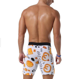 กางเกงชั้นในบ็อกเซอร์สำหรับผู้ชายกางเกงในบ็อกเซอร์เซ็กซี่สวมใส่สบายระบายอากาศได้ดีผ้าคอตตอนผลิตโลโก้ได้ตามต้องการ - Product Image 3