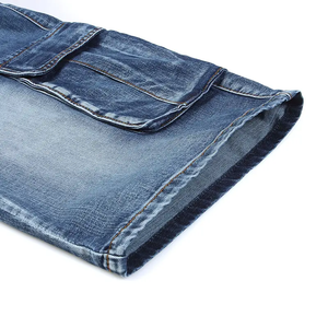 Short en Denim Personnalisé pour Homme, Cargo Surdimensionné, Grandes Poches, Jeans d'Été, Style Hip Hop, Short en Maille à la Mode - Product Image 6