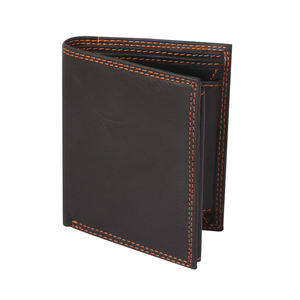 Cartera negra con bloqueo RFID plegable para hombre, longitud corta, función antirrobo multiusos, estilo de moda con forro abierto de poliéster - Product Image 5