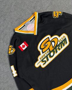 Ensembles de maillots de hockey sur glace personnalisables, logo du club personnalisé, design imprimé par sublimation, tissu respirant à séchage rapide, nom de l'équipe personnalisé - Product Image 5