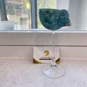 Artisan Vietnam Mother of Pearl Shell Cups Premium Natural Drinkware for Coastal Interiors - Product Image 1