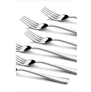 Elegante Juego de Cubiertos de Acero Inoxidable con Mango Plateado para Bodas y Fiestas, Cena de Lujo - Product Image 2