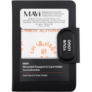 Porta Passaporto e Carte Riciclato Mavi, Porta Note Sostenibile, Gadget - Product Image 3