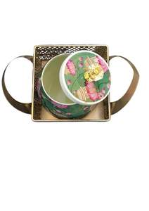 Elegante tarro de metal robusto con tapa segura diseñado para decoración del hogar y cubierta de almacenamiento de alimentos secos Estilos Contenedor de condimentos - Product Image 3