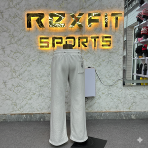 Good Quality Custom Label Men's Casual Sweatpants Wholesale <b>Thermal</b> <b>Fleece</b> Lined Joggers Winter Thick Woolen Pants Mid Flat - Product Image 5